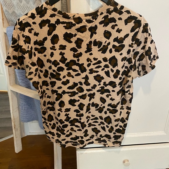 Brunette The Label Leapord Print T-Shirt - Picture 2 of 3